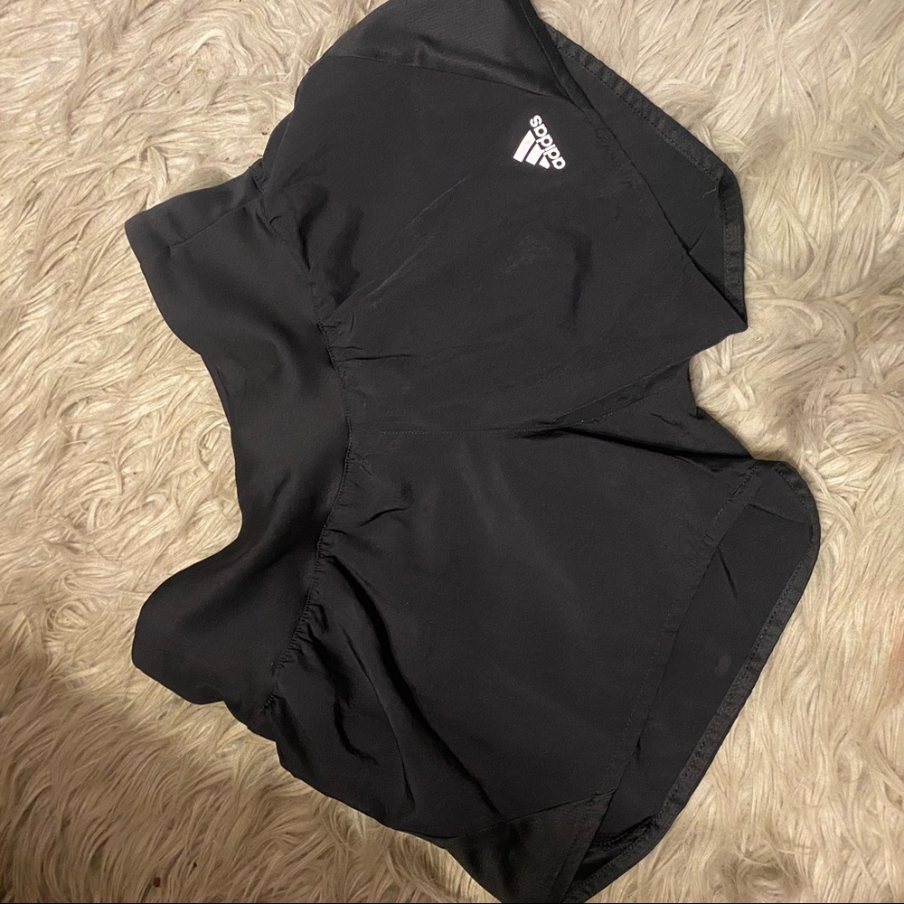 black shorts